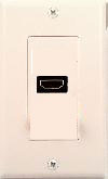 Dr.HD Wall plate 1xHDMI, rectangle shape