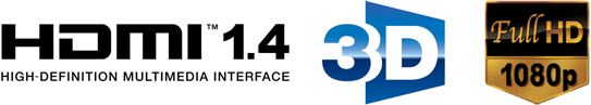 HDMI 1.4 3D Full HD 1080p