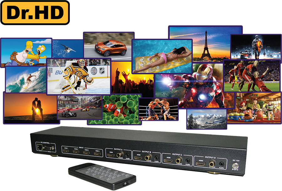 HDMI матрицы Dr.HD – бытовые и для профи. 8K и 4K изображение HDMI матрицы Dr.HD